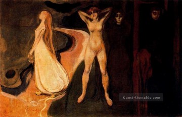 die drei Stufen der Frau Sphinx 1894 Abstract Nude Ölgemälde